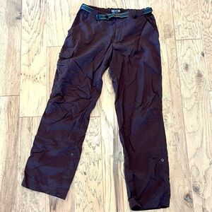 REI Brown Nylon Utility Pants, size 6